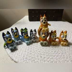 8 Fun Bluey Figures, From the fun Blues Clues Children's Tv Show